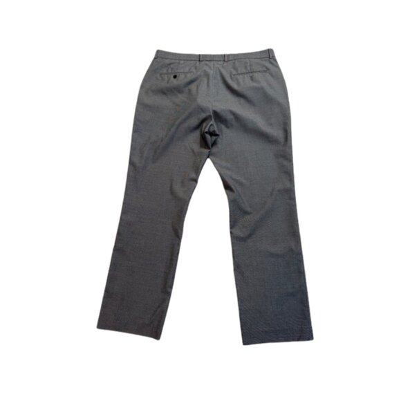 Perry Ellis Men’s Gray Dress Pants 34W – Classic Fit, Office/Business Style - Picture 6 of 9